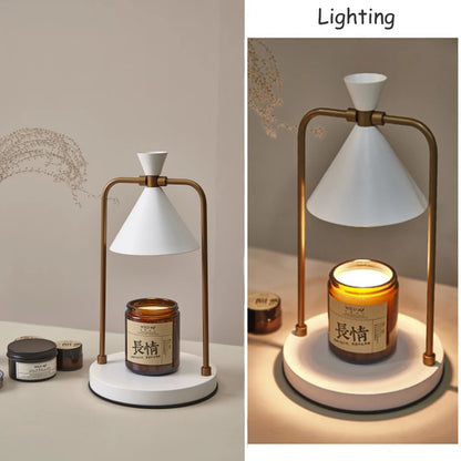 Candle Warmer Electric Wax Melt Lamp Lantern For Top-Down Candle Melting Waxing Burner Aromatherapy Lamp Table Lamp For Spa Club
