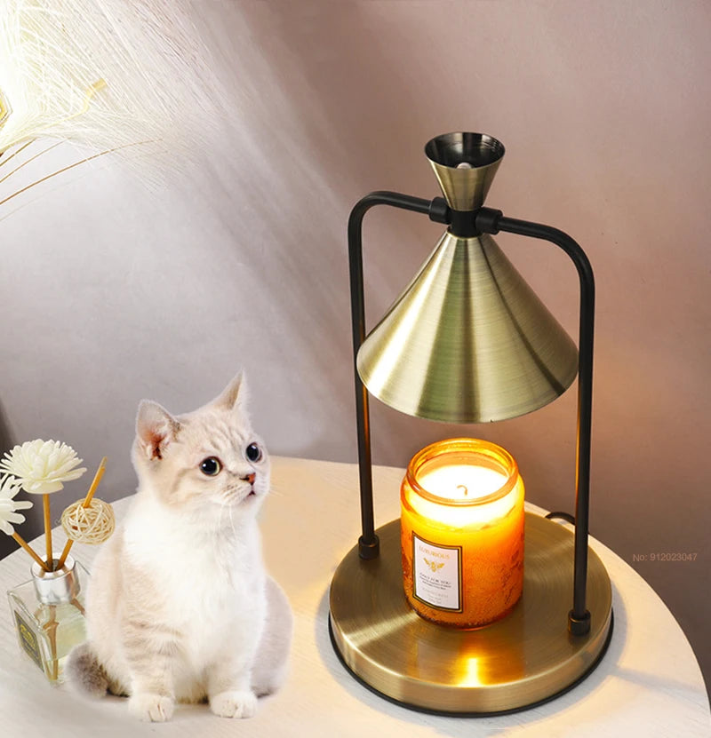 Candle Warmer Electric Wax Melt Lamp Lantern For Top-Down Candle Melting Waxing Burner Aromatherapy Lamp Table Lamp For Spa Club