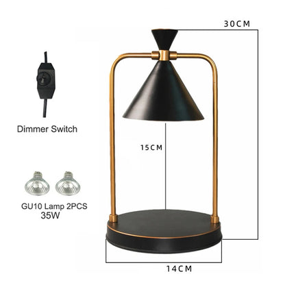 Candle Warmer Electric Wax Melt Lamp Lantern For Top-Down Candle Melting Waxing Burner Aromatherapy Lamp Table Lamp For Spa Club