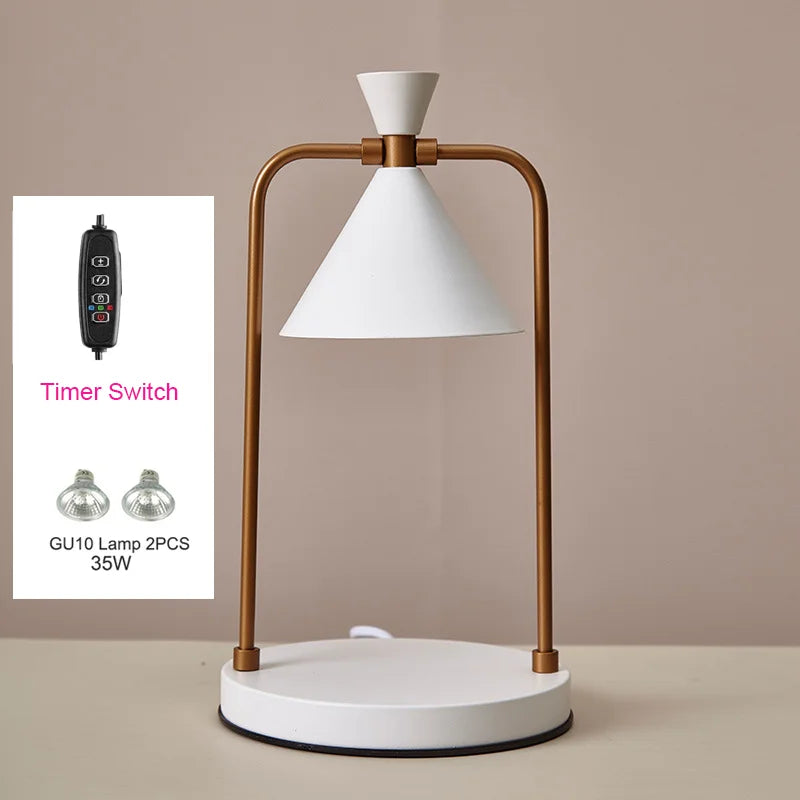 Candle Warmer Electric Wax Melt Lamp Lantern For Top-Down Candle Melting Waxing Burner Aromatherapy Lamp Table Lamp For Spa Club