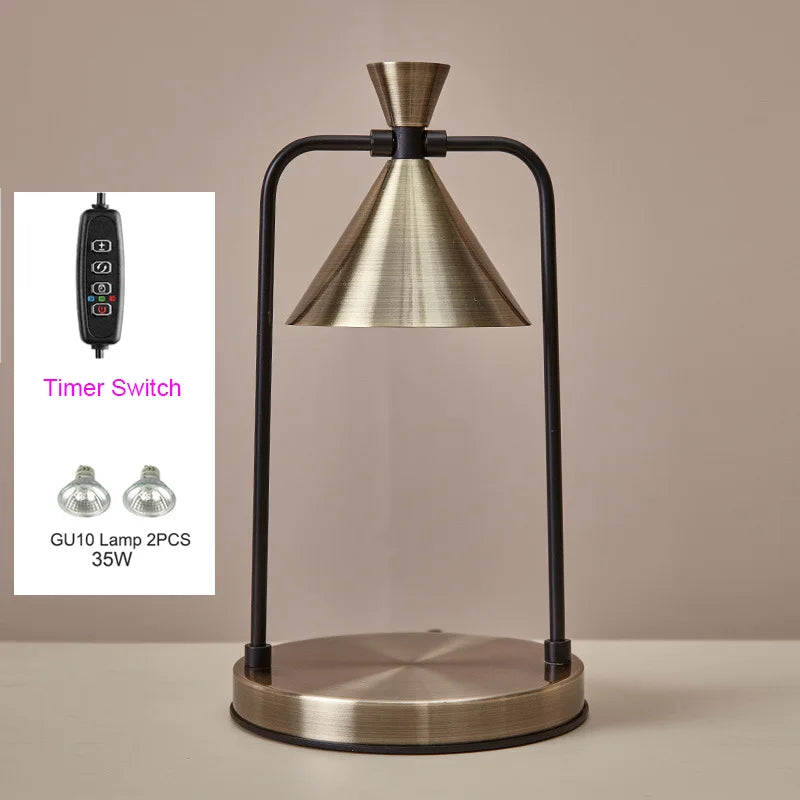 Candle Warmer Electric Wax Melt Lamp Lantern For Top-Down Candle Melting Waxing Burner Aromatherapy Lamp Table Lamp For Spa Club